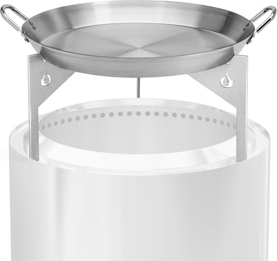Sartén redonda portátil para parrilla 19.5pulg