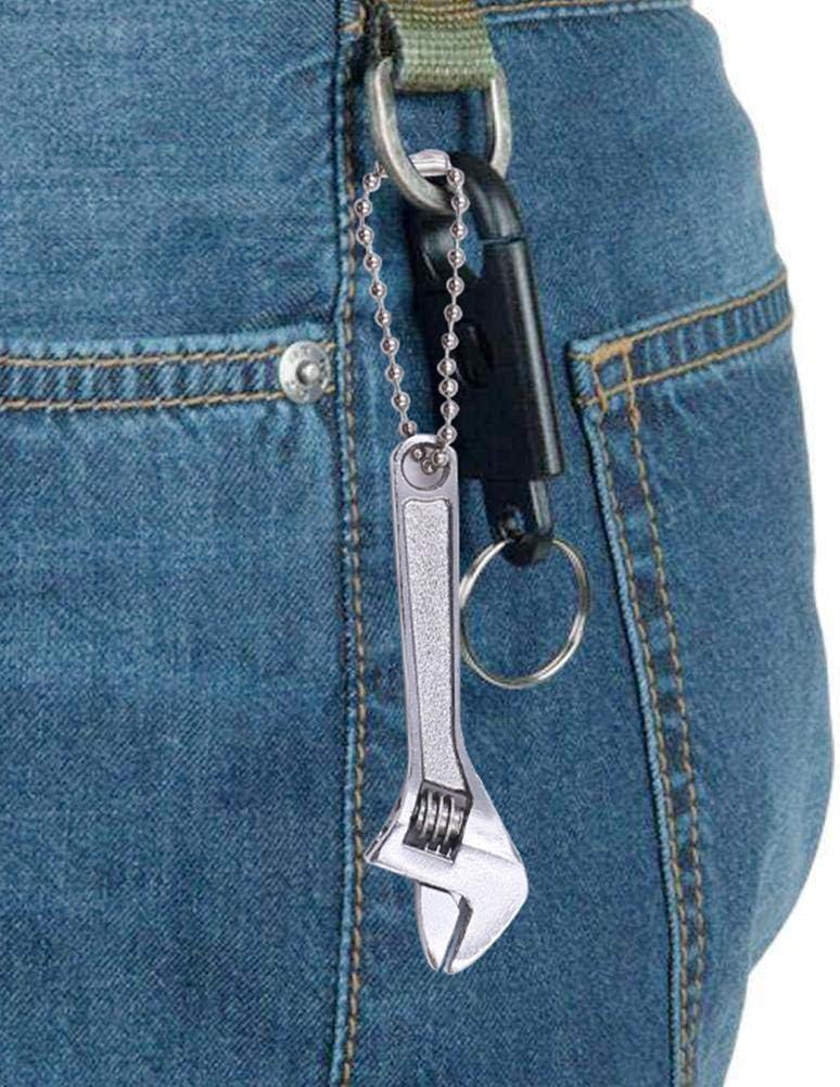 Llave ajustable mini 2.5pulg herramienta reparación