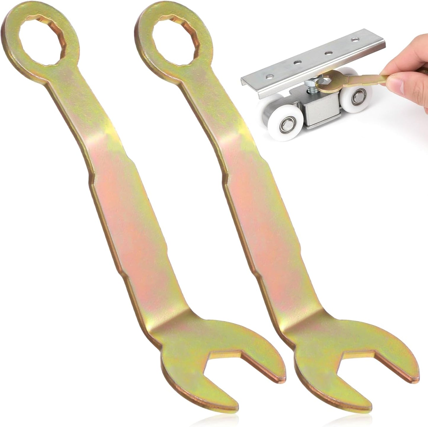 2 Llaves bolsillo pivote para puerta 3/8pulg doble pliegue