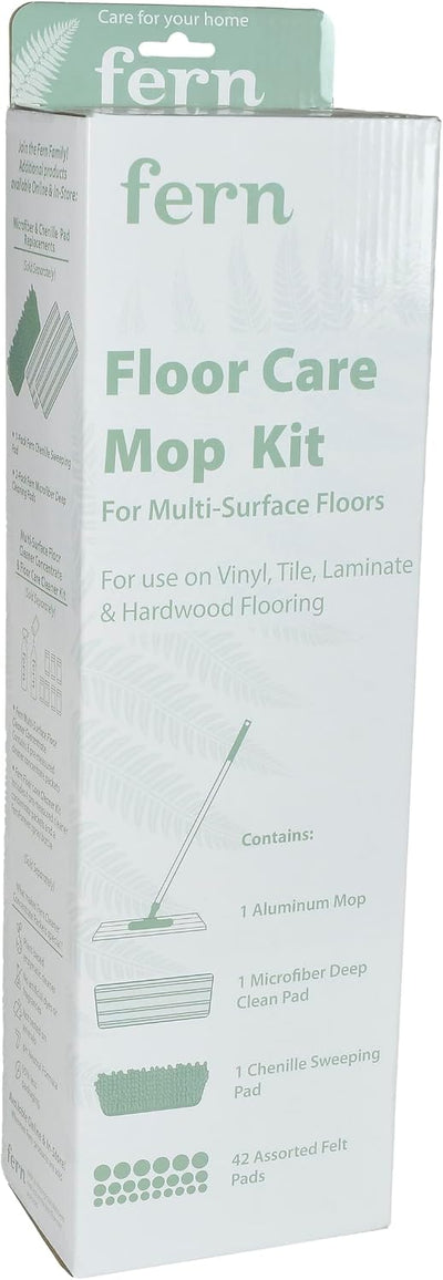 Kit trapeador 48pulg microfibra chenilla 42 fieltro