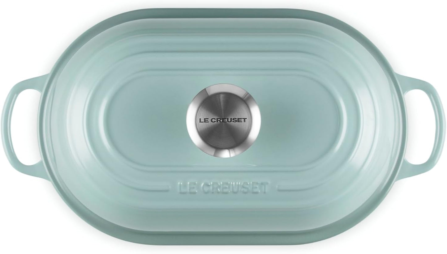 Horno de pan ovalado hierro fundido esmaltado 11.5pulg