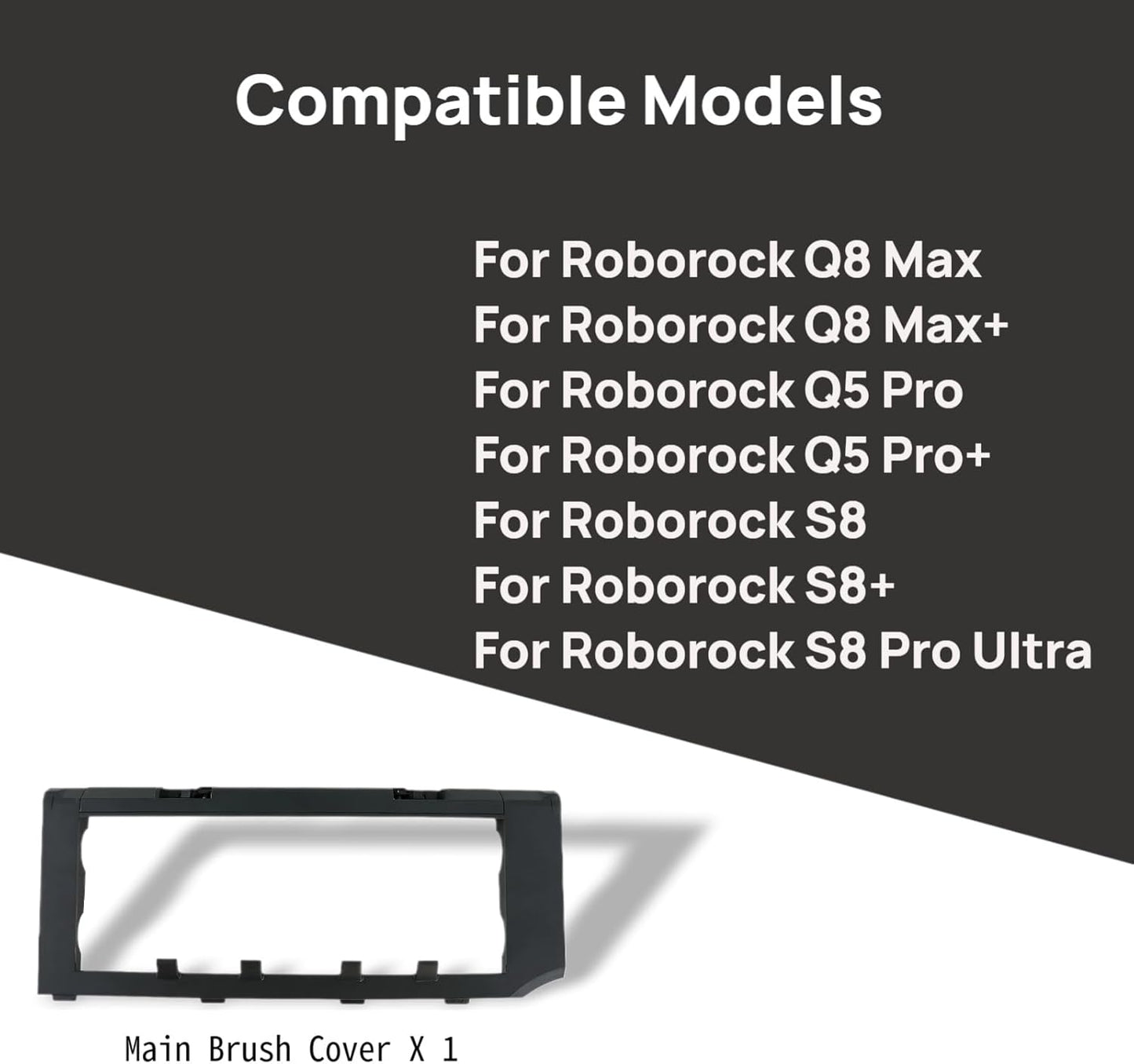 Funda repuesto cepillo principal aspiradora Roborock Q8 Max Q5 Pro