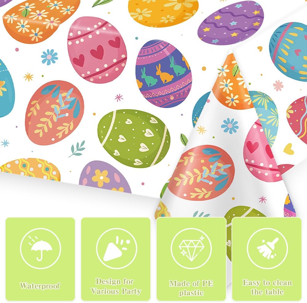 2 Pzas Manteles Pascua 54x108pulg Cubiertas Mesa