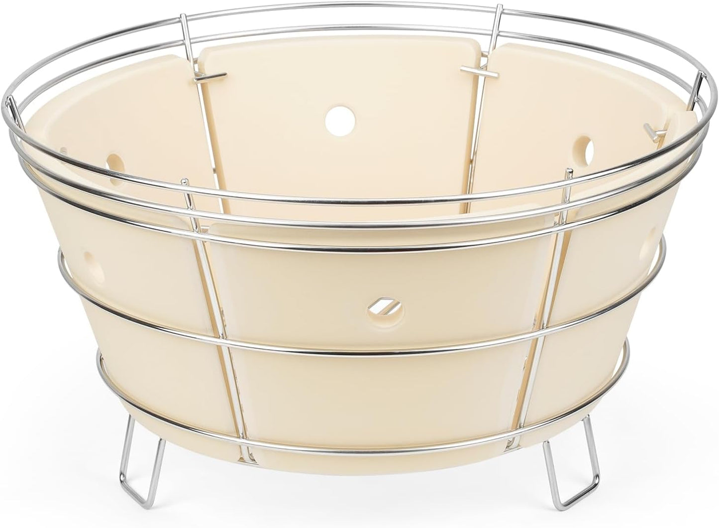 Juego caja combustión acero inox cesta ceniza