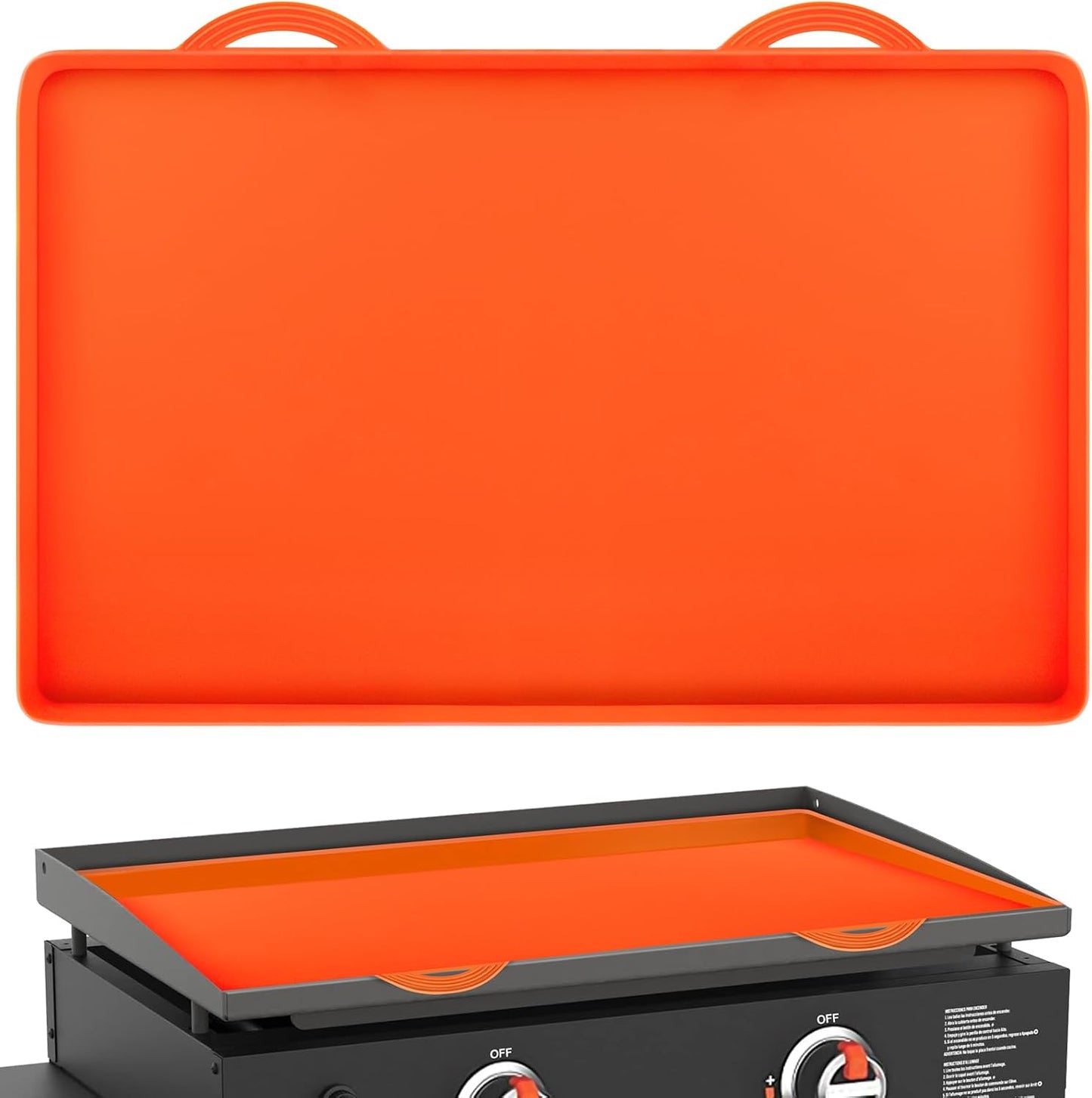 Funda silicona plancha 36pulg negro grado alimenticio