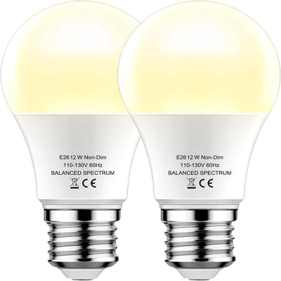 Bombilla LED cultivo A19 E26 12W espectro completo para plantas