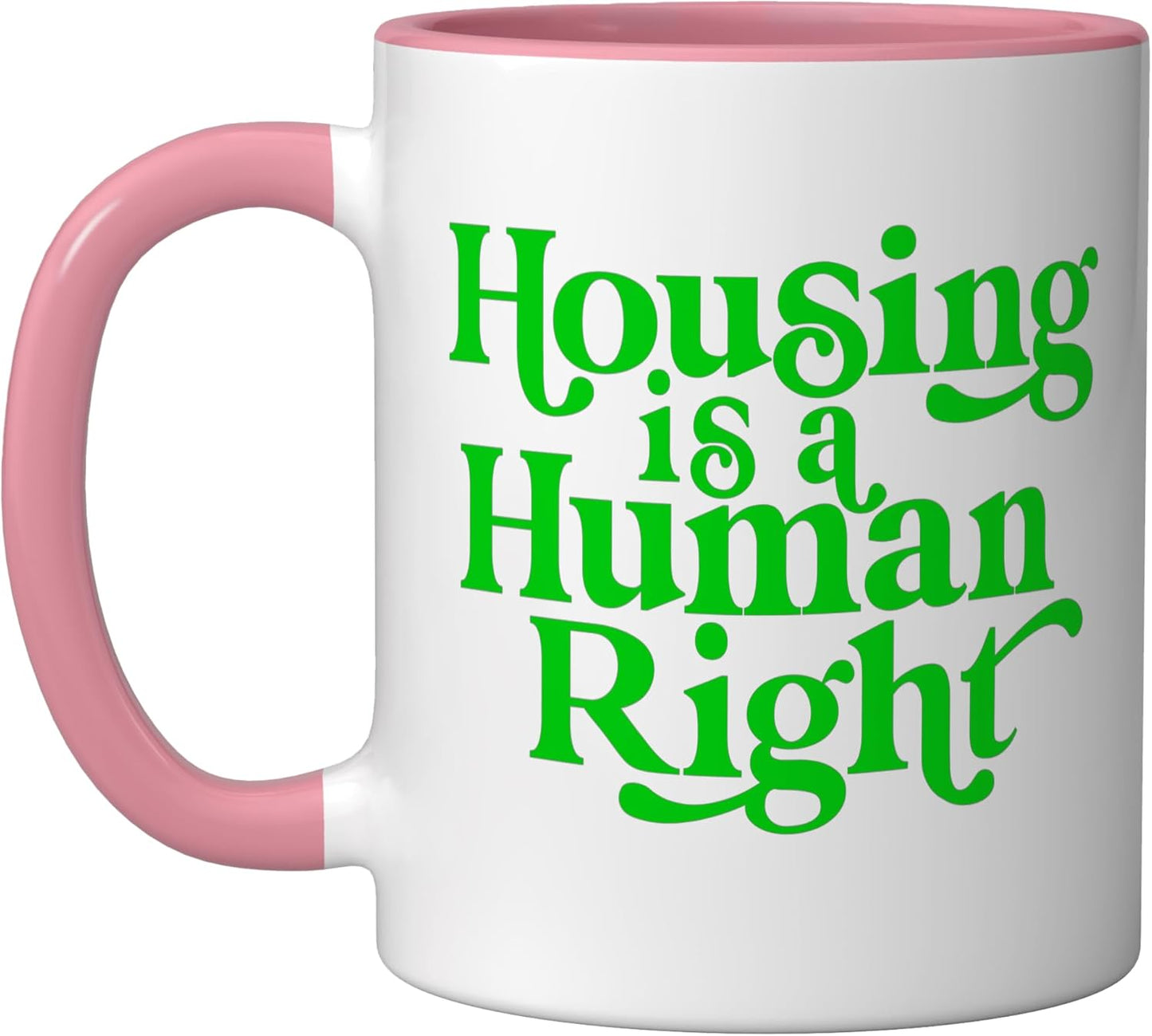 Taza Cerámica Primera Oportunidad Rosa/Blanco