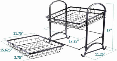 Estante apilable para dulces y aperitivos multifuncional