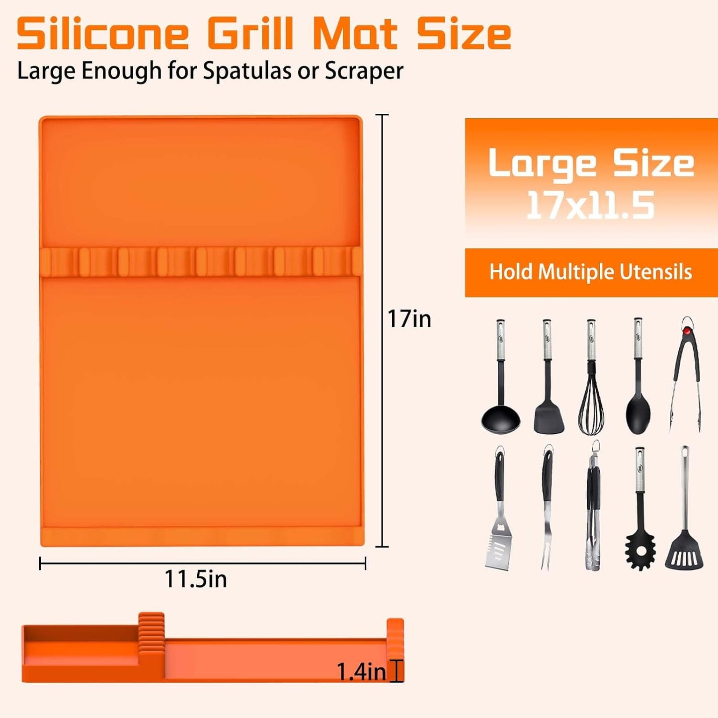 Alfombrilla silicona para parrilla Blackstone regalo dia padre