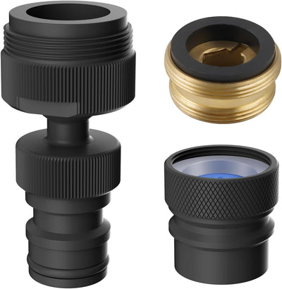 2 Adaptadores Grifo Lavavajillas Conexión Rápida 15/16x55/64