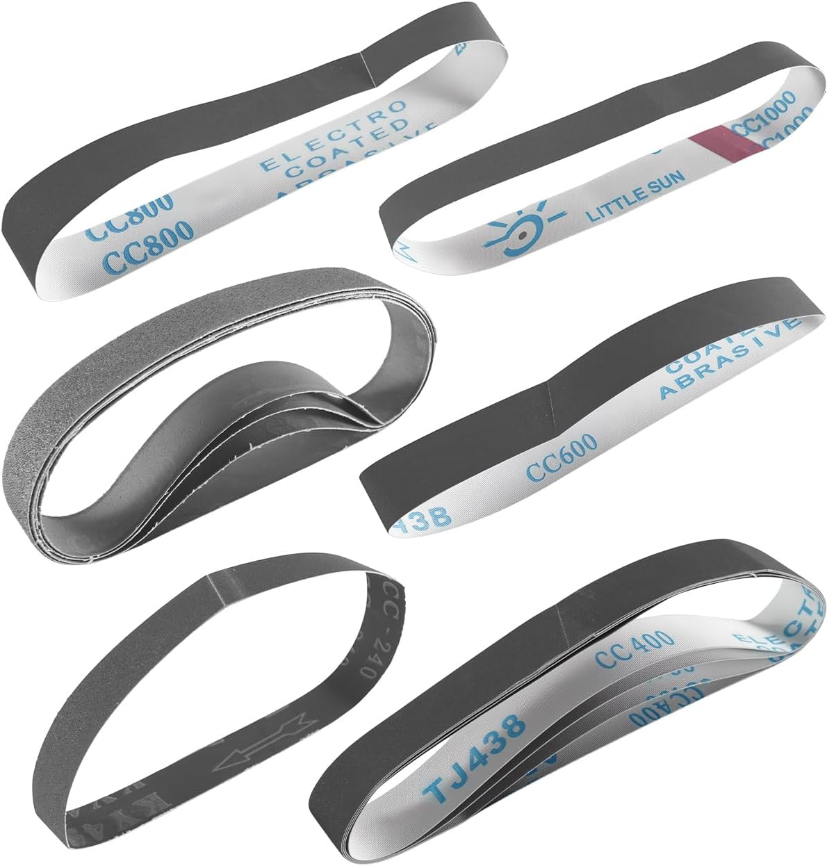 Correas lijado afilador cuchillos 1x18pulg P80-P1000