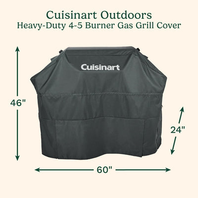 Funda parrilla gas 4-5 quemadores resistente UV y clima