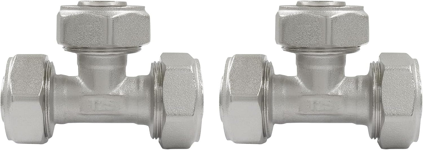 Conexión aire 3/4 pulg acero níquel 2 Pzas 200 PSI