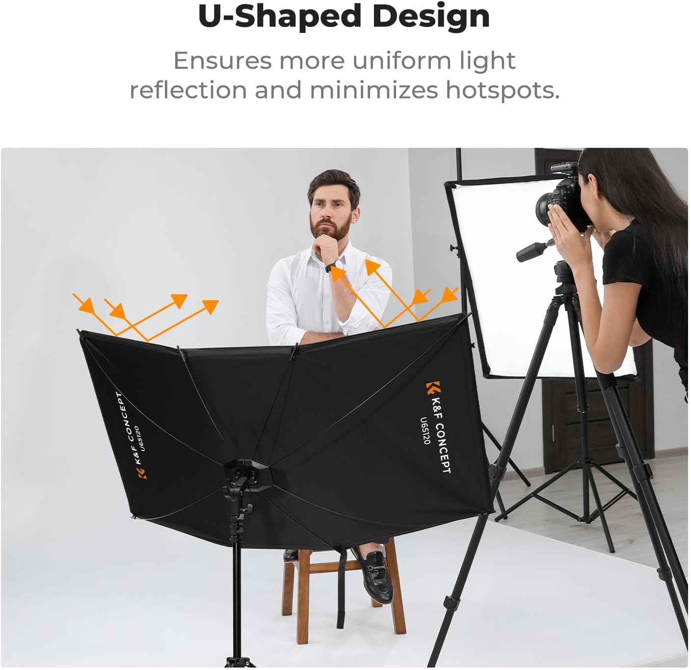 Reflector U 48x26pulg 4en1 negro/blanco/plateado/dorado