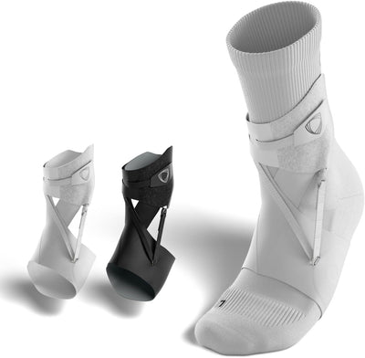 Tobillera deportiva ligera transpirable M blanco