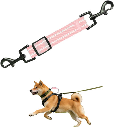 Clip seguridad collar perro doble extremo ajustable