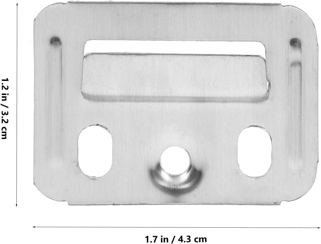 100 Abrazaderas Hebilla Acero Inox para Paneles Bambú