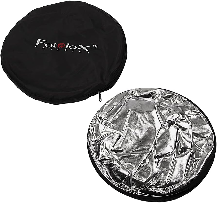 Panel reflector 5en1 32pulg negro dorado plateado