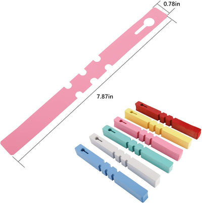 600 Etiquetas PVC para Jardín Ajustables Impermeables 6 Colores