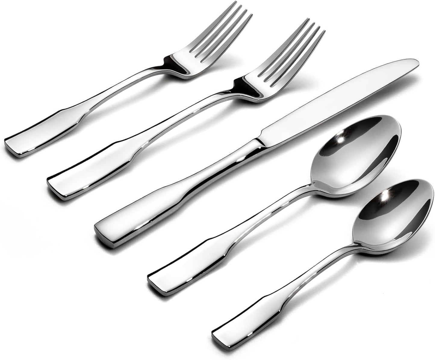 Set 80 Pzas Cubiertos Acero Inox Pulido Servicio 16