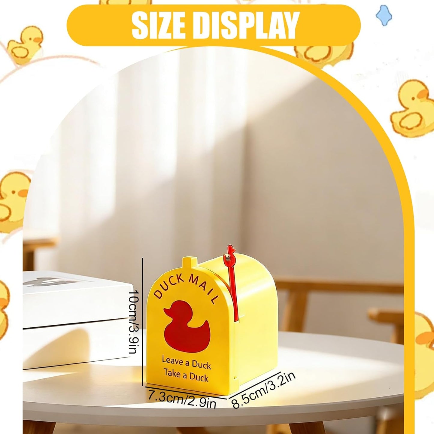 Buzón pato crucero 3D caja magnética para refrigerador