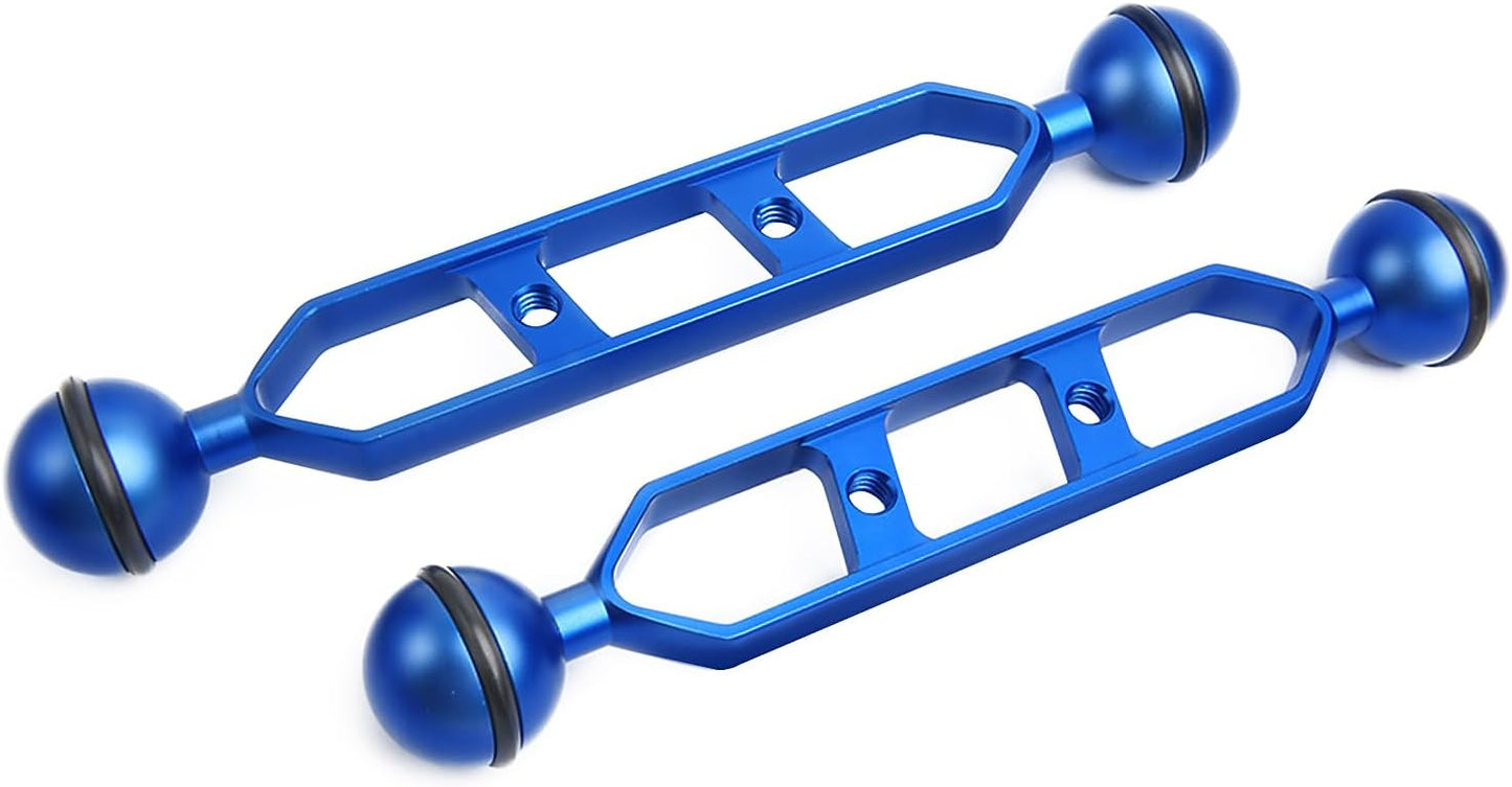 Brazo extensión aluminio 7pulg paquete 2 doble bola