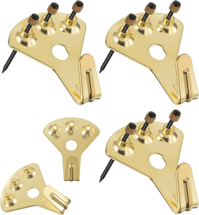 Pack 4 soportes cuadros resistente para madera yeso