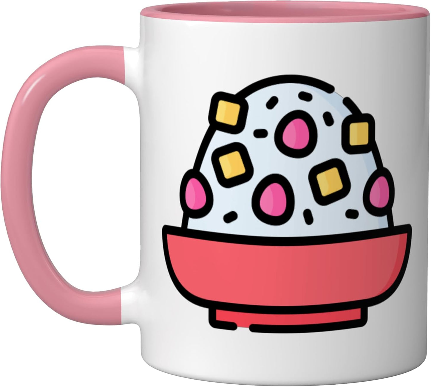 Taza cerámica coreana para amantes de la comida koreana Bingsu