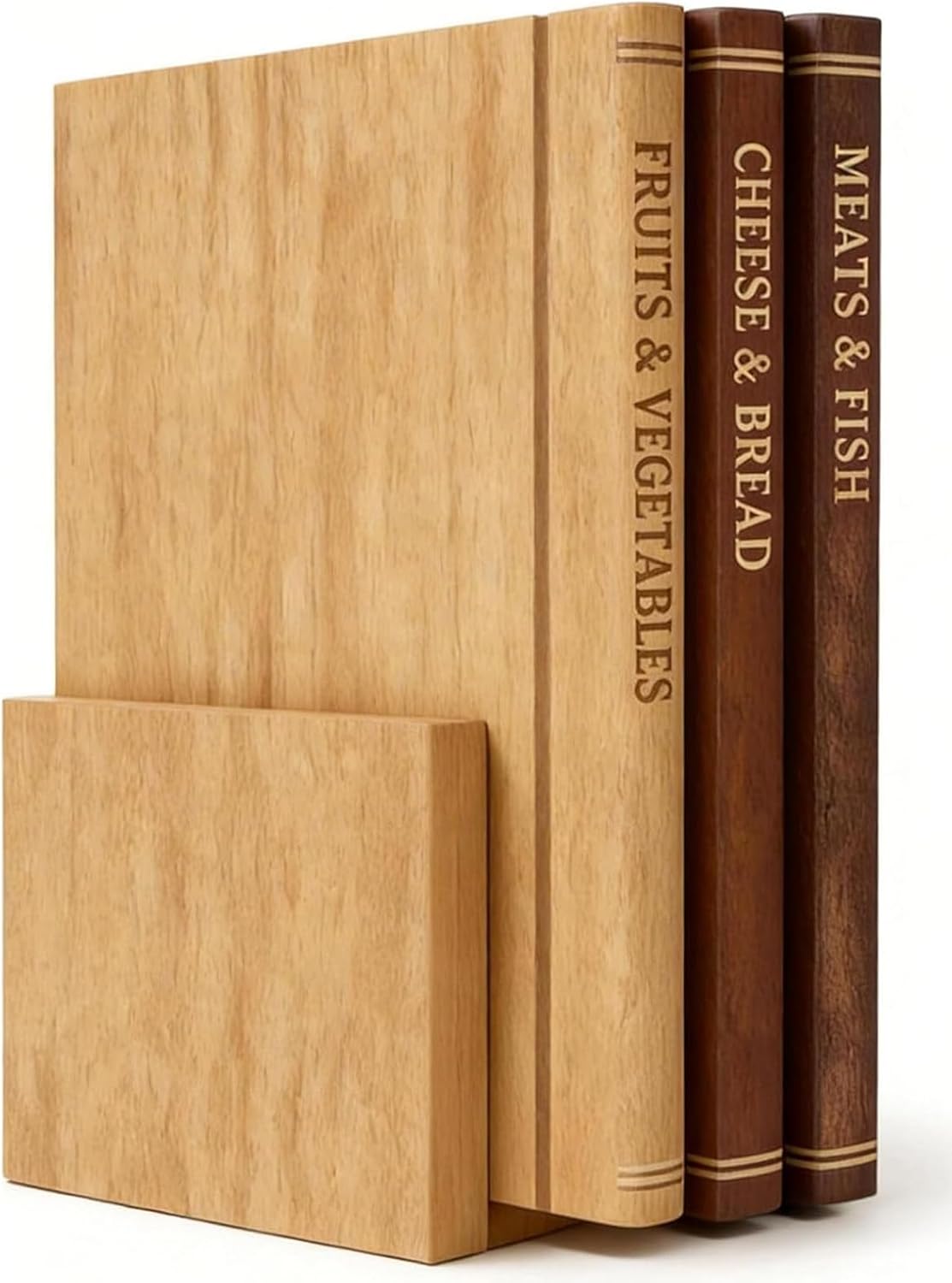 Tablas cortar forma biblioteca madera para carne pescado queso