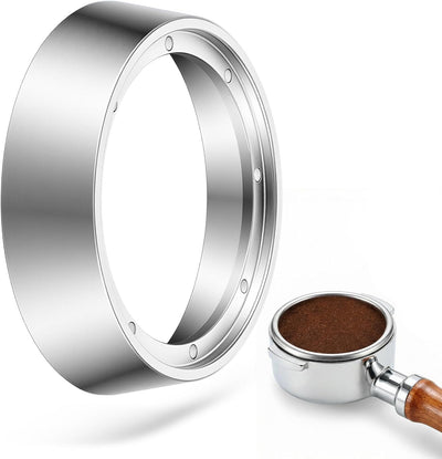 Embudo dosificador café expreso 8 embudos magnéticos aluminio