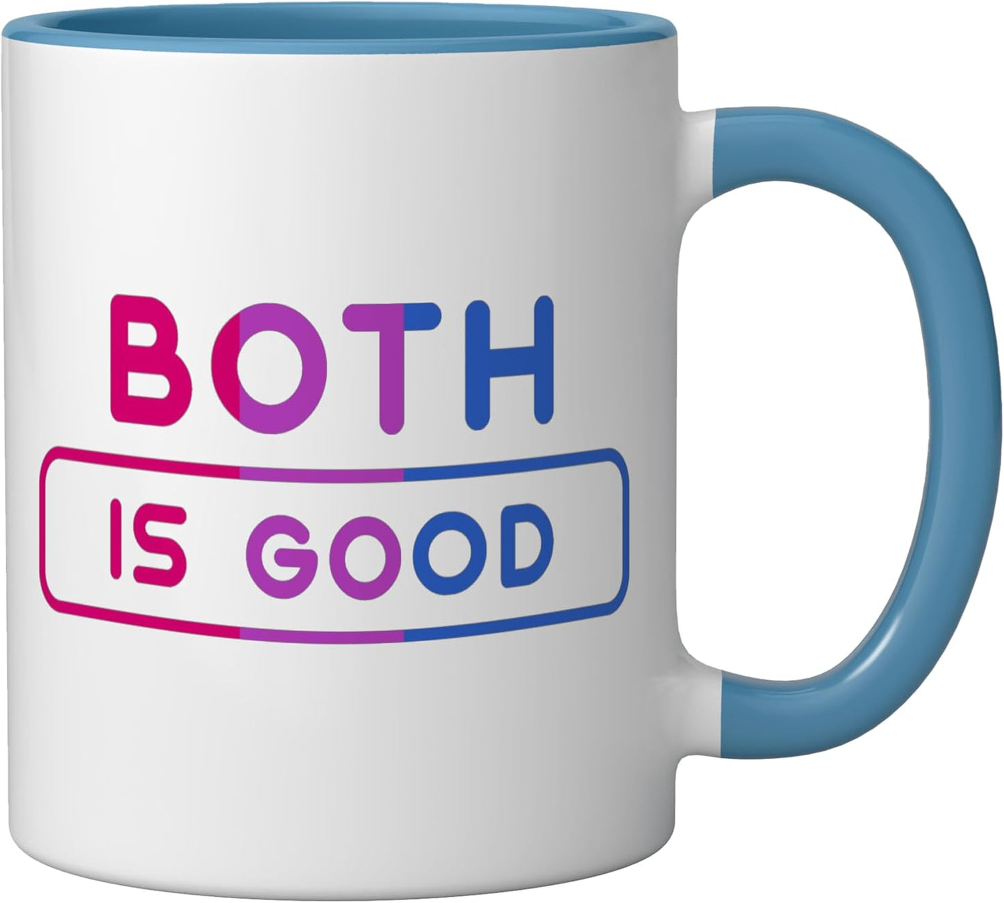 Taza Cerámica Bandera Bisexual Azul Blanco