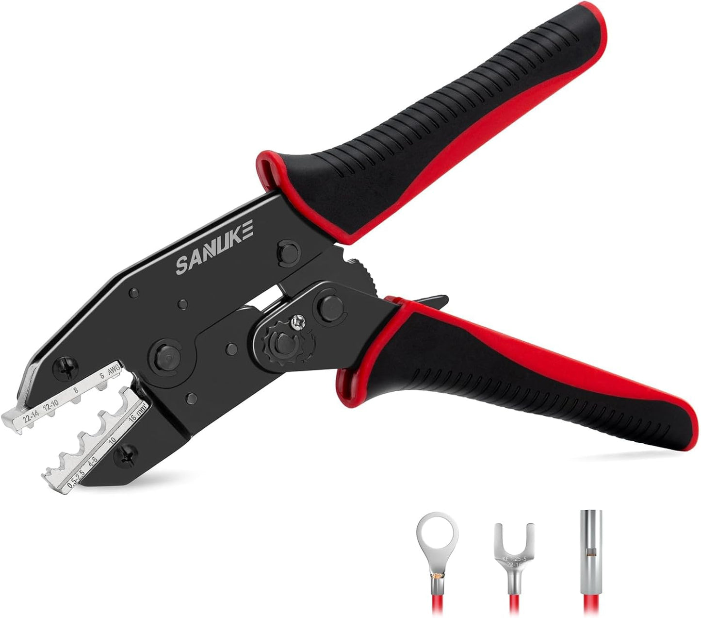Crimpadora eléctrica para conectores AWG 22-6