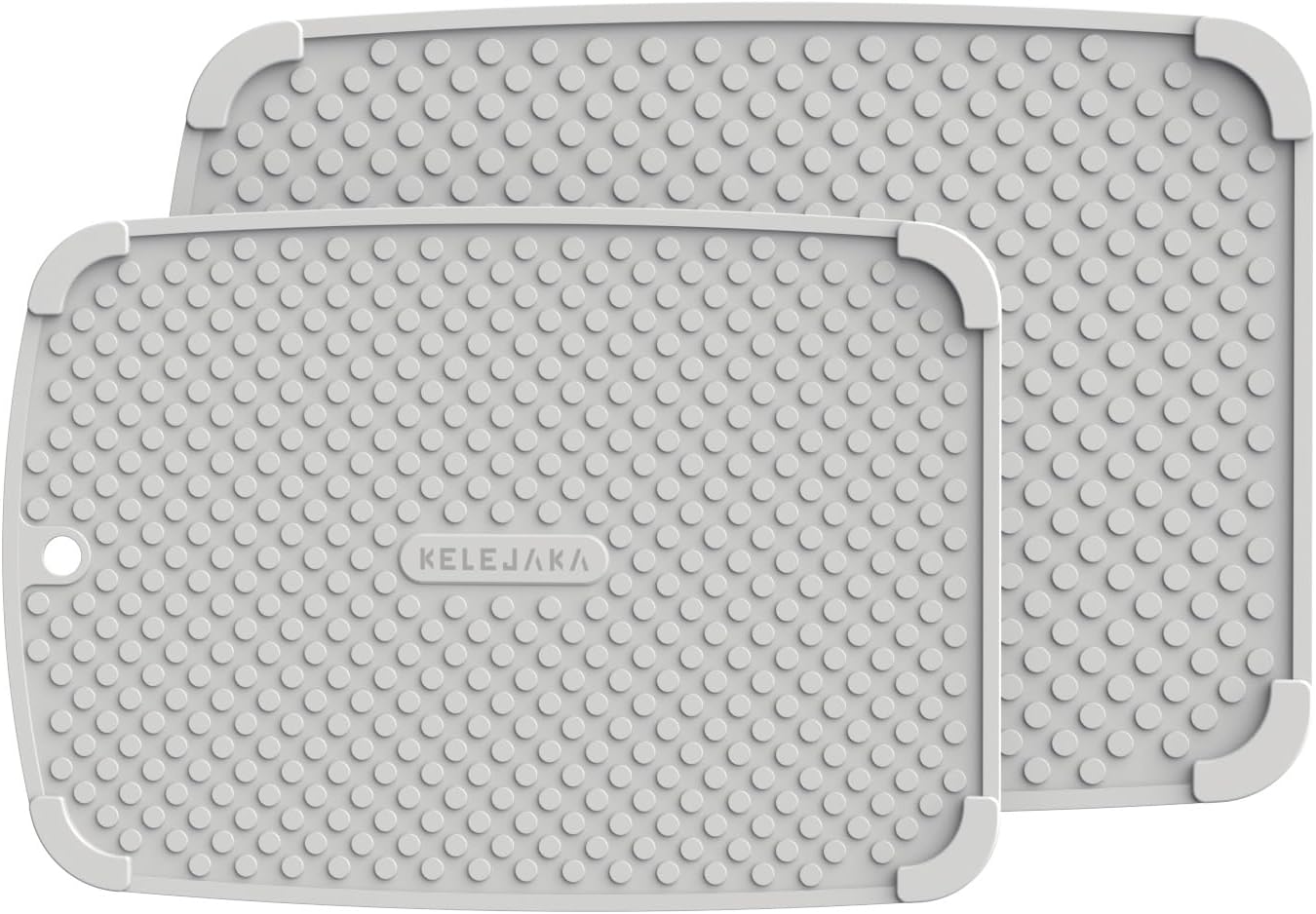 Paquete de 2 alfombrillas multiusos de silicona 14 y 12 pulgadas