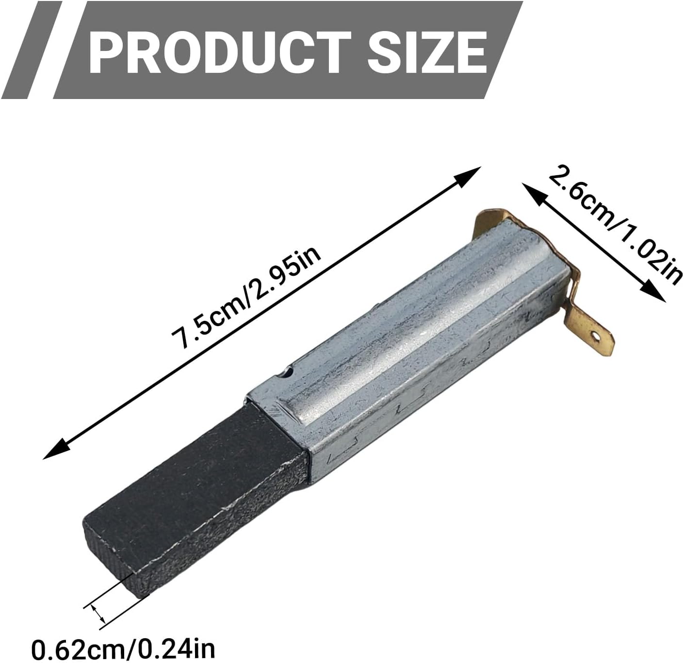 Cepillos carbón motor vacío paq 2 modelos 30-90L