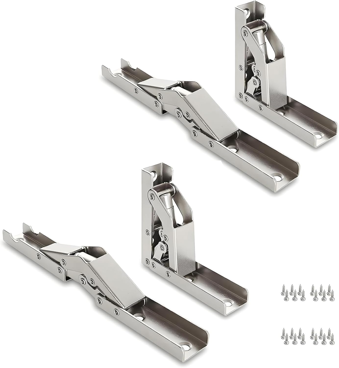 Bisagra plegable 90 grados para mesas y gabinetes set 4