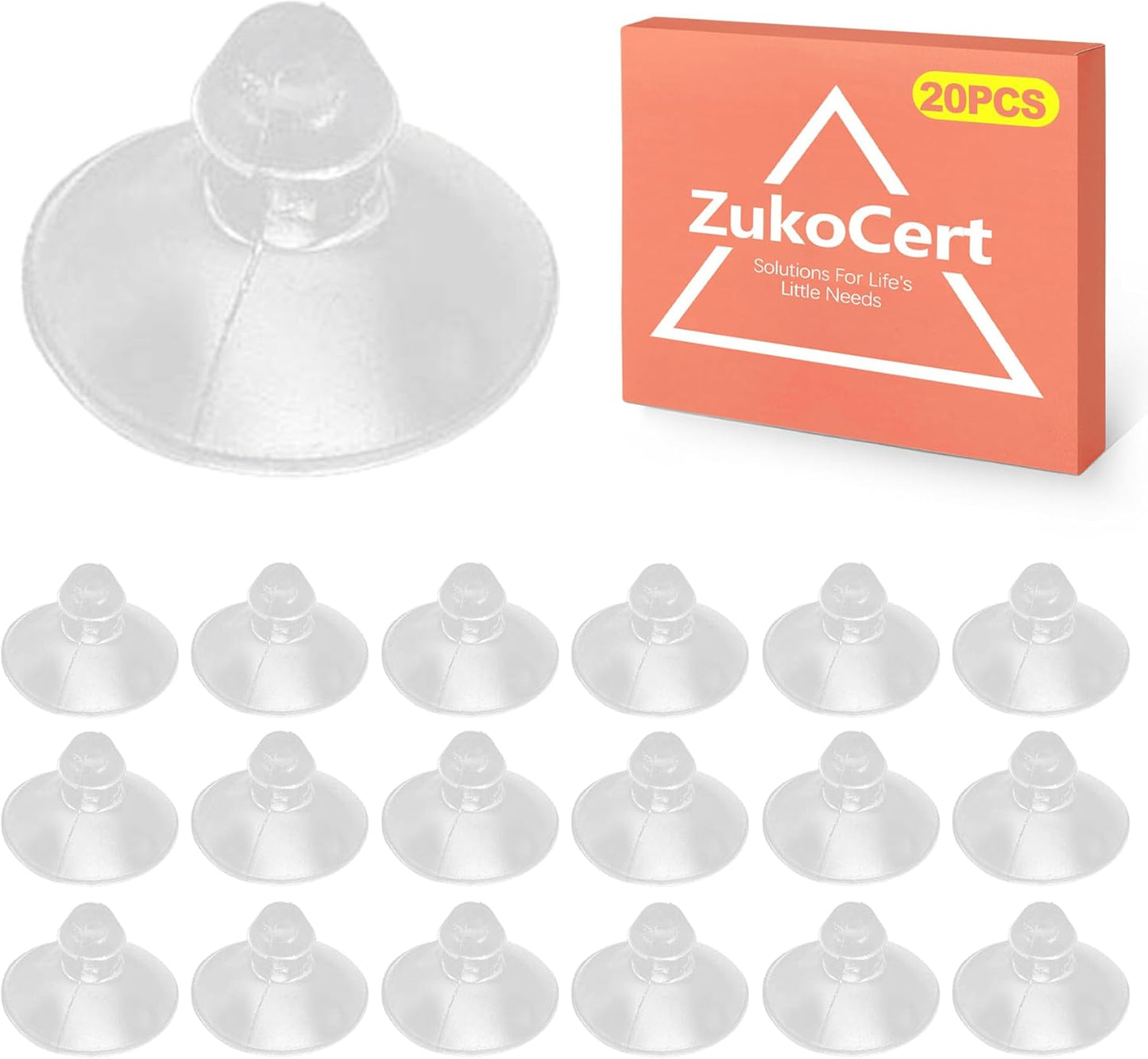 20 Ventosas Antiderrap para Mesa Cristal Mini Parachoques Goma