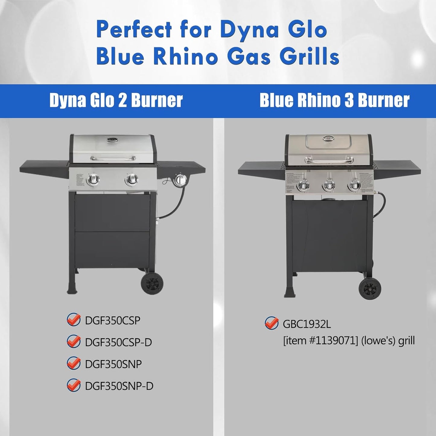 Rejilla parrilla Dyna Glo DGF350CSP 70-01-634