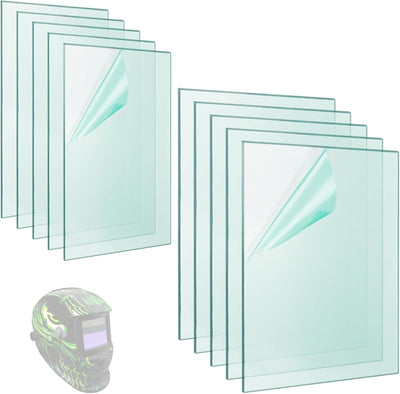 10 Lentes Transparentes para Casco Soldadura Serie 41589 HSL 100