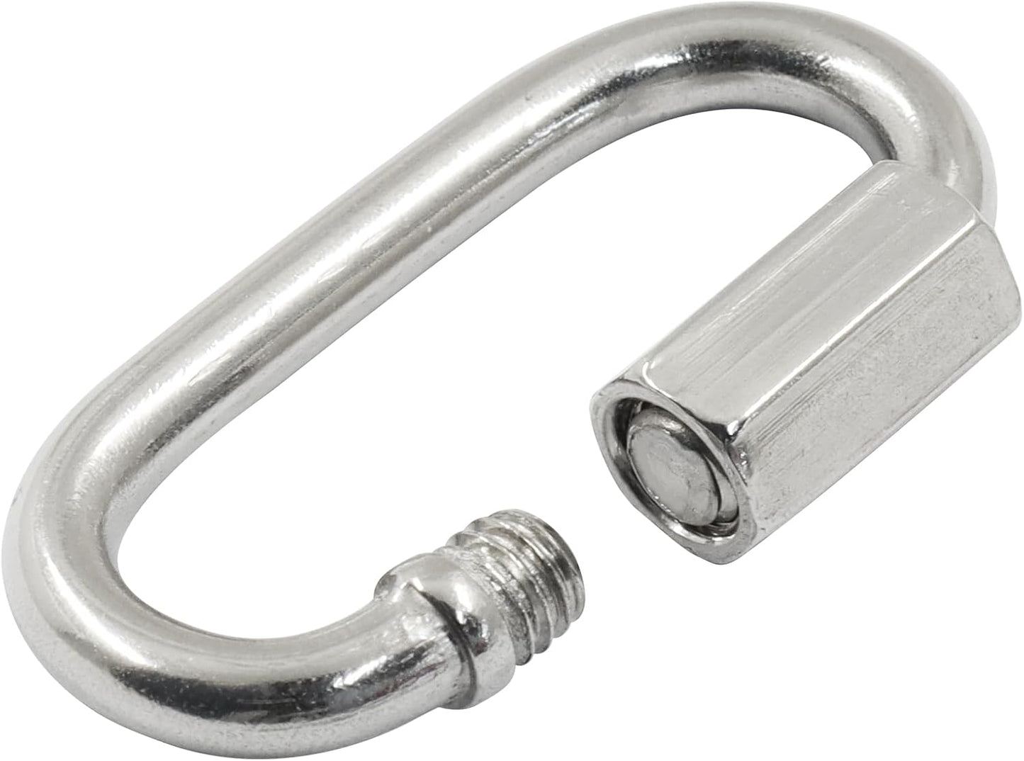 Mosquetón acero inox M3.5 capacidad 176lb para viaje