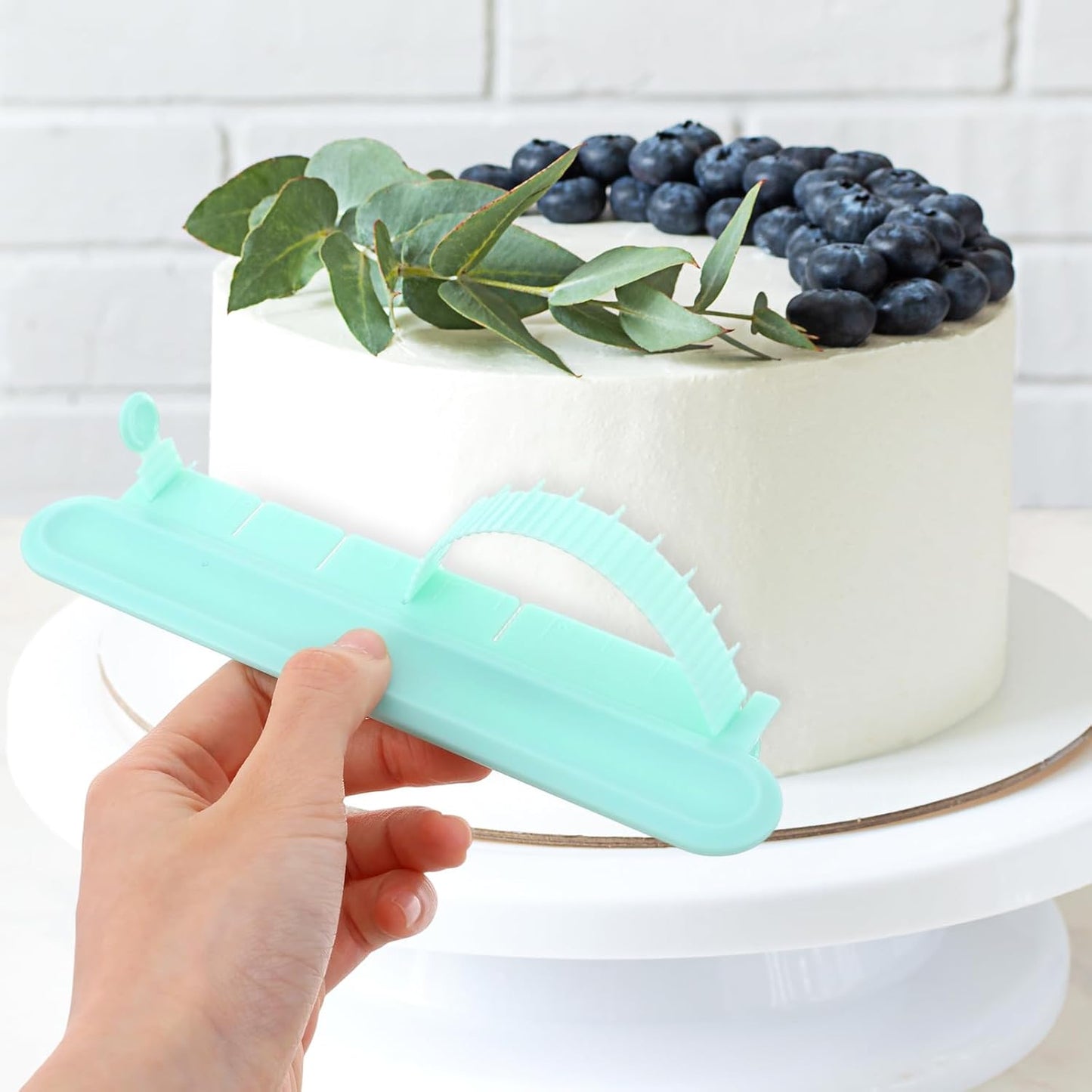 2 herramientas guía arco pastel regla ajustable fondant