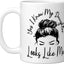 Taza cerámica para Madre's Day con pelo desordenado estilo hija