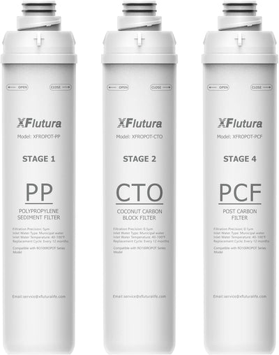 Set 3 Cartuchos Filtro Agua Serie RO100ROPOT