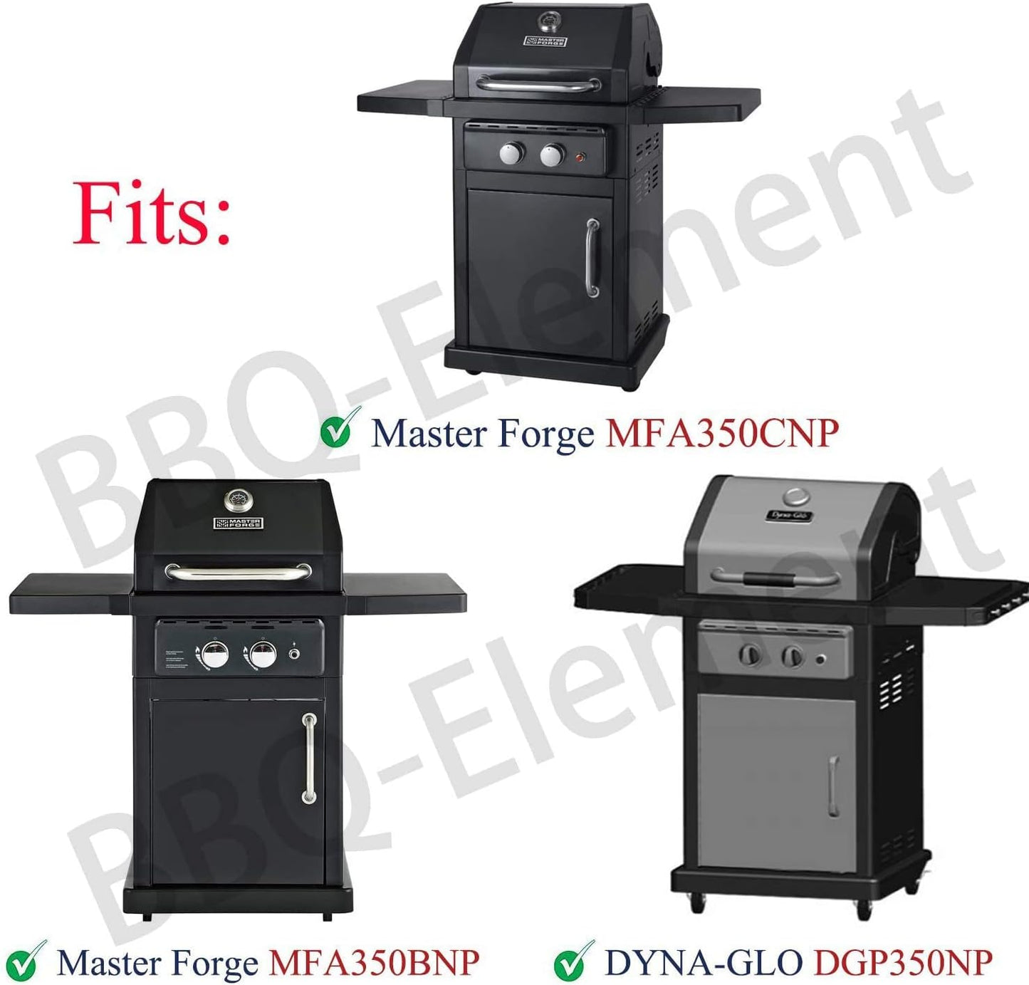 Repuesto quemador acero porcelánico inox Master Forge