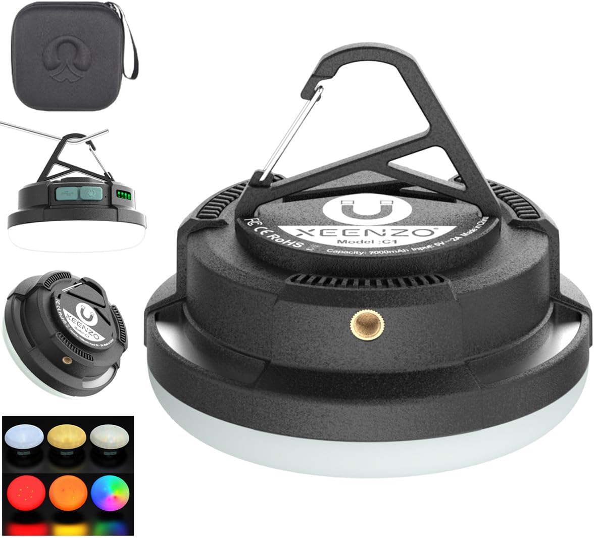 Linterna LED recargable campamento luz magnética colgante IPX5