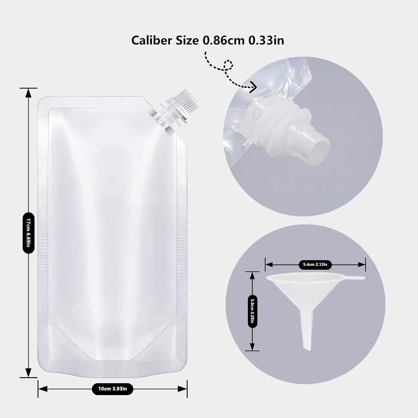 Frascos plástico reutilizables sin BPA 8 oz 40 unidades