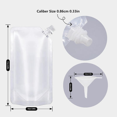 Frascos plástico reutilizables sin BPA 8 oz 40 unidades