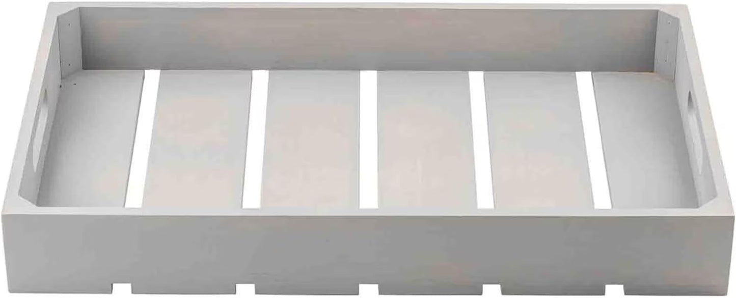 Caja exhibición cocina madera gris 20.75x12.75pulg