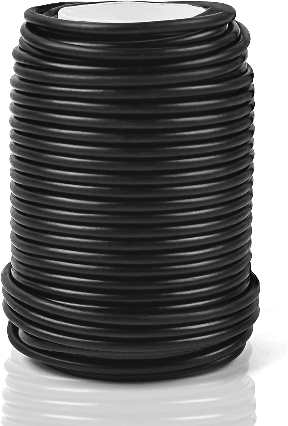 Lazos suaves alambre reutiliz. impermeable 65.6ft negro