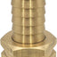 Adaptador manguera jardín latón 3/4pulg conector GHT resistente