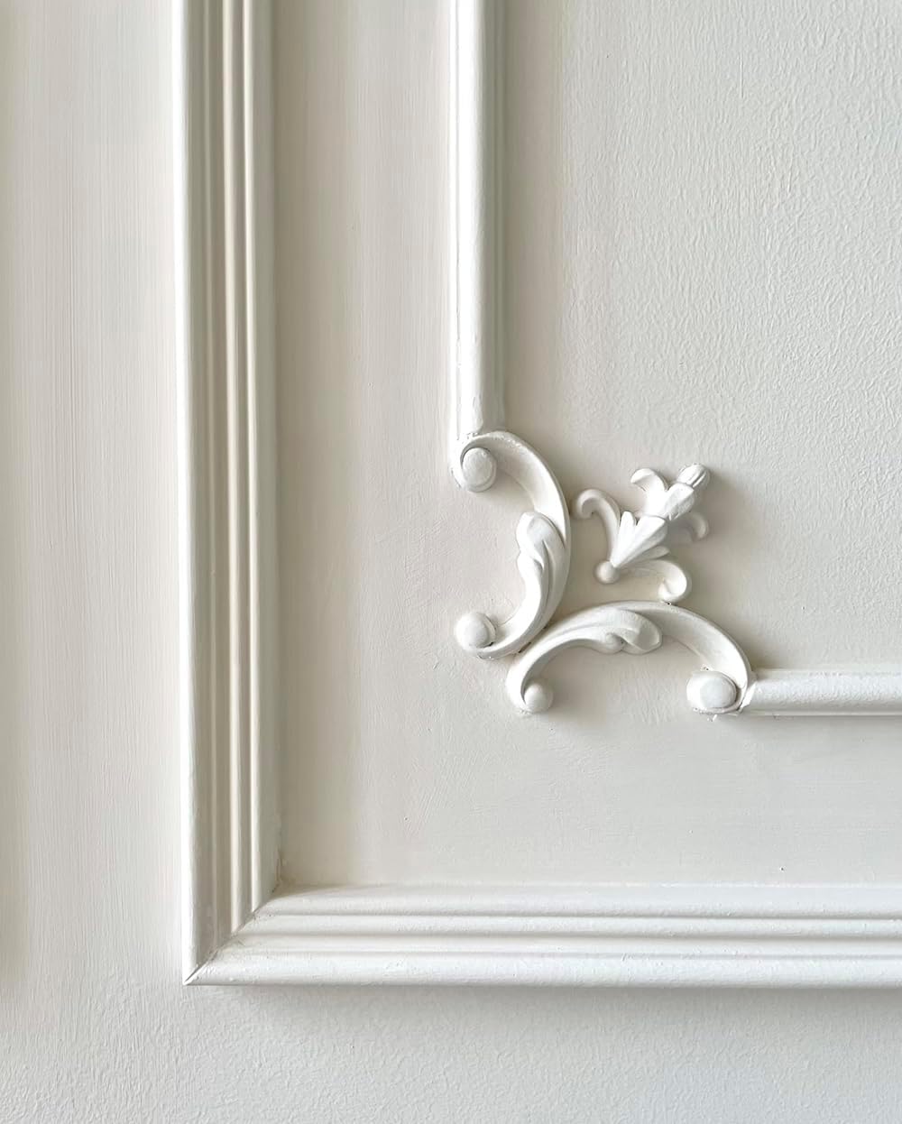 Moldura pared paneles rígidos pintables decoración